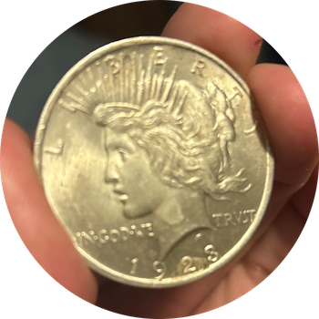 1923 Peace Silver Dollar