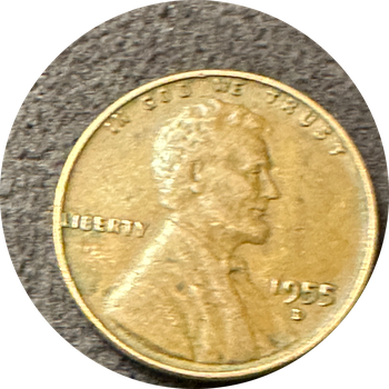 1963 D penny